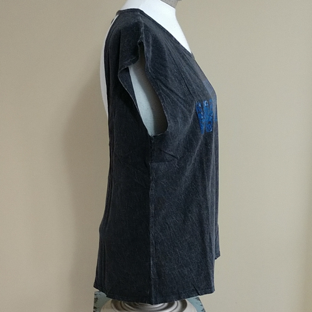 NEW Kentucky Wildcat Muscle Tee Tank Open Back UK Tshirt Gen.2 JuniorXL Charcoal - Picture 5 of 8